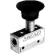 Bimba-Mead Air Valve MV-140, 3 Port, 2 Pos, Manual, 1/8" NPTF Port, Palm Actuator
