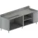 BK Resources Stainless Beverage Table, Sink On Right, 5"Riser Electric Outlet 30X96