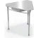 MooreCo™ Astute Hard Plastic Desk, 33-13/16"W x 29-13/16"D, Gray Nebula w/ Matching Edge Band