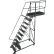 Ballymore 10 Step Steel Cantilever Ladder -35" Overhang, Serrated Tread - CL-10-35-S