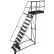 Ballymore 13 Step Steel Cantilever Ladder -14" Overhang, Perforated Tread - CL-13-14-P