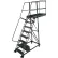 Ballymore 8 Step Steel Cantilever Ladder -42" Overhang, Perforated Tread - CL-8-42-P