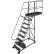 Ballymore 9 Step Steel Cantilever Ladder -14" Overhang, Perforated Tread - CL-9-14-P