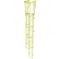 Ballymore 19 Step Steel Caged Walk Through Fixed Access Ladder, Yellow