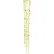 Ballymore 25 Step Steel Caged Walk Through Fixed Access Ladder, Yellow