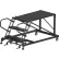 3 Step Heavy Duty Steel Mobile Work Platform - 36" x 60" Platform - SNR3-36-60PD