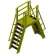 Bluff Manufacturing® Crossover Ladder, 36"L x 28-1/2"W x 106-7/16"H