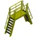 Bluff Manufacturing® Crossover Ladder, 60"L x 28-1/2"W x 106-7/16"H
