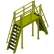 Bluff Manufacturing® Crossover Ladder, 72"L x 28-1/2"W x 118-7/16"H
