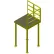 Bluff Stairway Landing, MEZ-LDG48X48, 4' x 4'