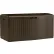 Suncast BMDB12000 Resin Wicker Outdoor Storage Deck Box 124 Gallon 52-3/4"L x 29"W x 26"H Java