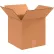 Global Industrial™ Cube Cardboard Corrugated Boxes, 12"L x 12"W x 12"H, Kraft - Pkg Qty 25