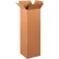 Global Industrial™ Tall Cardboard Corrugated Boxes, 12"L x 12"W x 40"H, Kraft - Pkg Qty 15