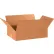 Global Industrial™ Flat Cardboard Corrugated Boxes, 18"L x 12"W x 5"H, Kraft - Pkg Qty 25