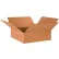 Global Industrial™ Flat Cardboard Corrugated Boxes, 18"L x 18"W x 6"H, Kraft - Pkg Qty 20
