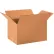 Global Industrial™ Cardboard Corrugated Boxes, 20"L x 14"W x 12"H, Kraft - Pkg Qty 20