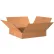 Global Industrial™ Flat Cardboard Corrugated Boxes, 20"L x 20"W x 4"H, Kraft - Pkg Qty 10