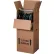 Global Industrial™ Wardrobe Packing Cardboard Corrugated Boxes, 20"L x 20"W x 45"H, Kraft - Pkg Qty 5