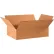 Global Industrial™ Flat Cardboard Corrugated Boxes, 22"L x 14"W x 6"H, Kraft - Pkg Qty 20