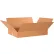 Global Industrial™ Flat Cardboard Corrugated Boxes, 24"L x 18"W x 4"H, Kraft - Pkg Qty 20