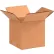 Global Industrial™ Cube Cardboard Corrugated Boxes, 5"L x 5"W x 5"H, Kraft - Pkg Qty 25