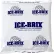 Ice-Brix™ Cold Packs, 12 Oz., 6"L x 6"W x 1"H, White/Blue, 24/Pack