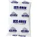 Ice-Brix™ Cold Packs, 8 Oz., 6"L x 4"W x 3/4"H, White/Blue, 36/Pack