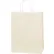 Global Industrial™ Tinted Shopping Bags, 10"W x 5"D x 13"H, French Vanilla, 250/Pack