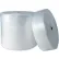 Perforated Air Bubble Roll, 12"W x 250'L x 1/2" Bubble, Clear, 4/Pack