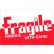 Tape Logic® Labels with "Fragile-Handle With Care!" Print, 3"L x 2"W, Red/White, Roll of 500