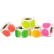 2" Dia. Inventory Circles, 5 Fluorescent Colors, 10 Rolls of 500 Labels Each