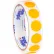 Tape Logic® 3/4" Dia. Round Inventory Paper Labels, Fluorescent Orange, Roll of 500