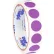 Tape Logic® 3/4" Dia. Round Inventory Paper Labels, Purple, Roll of 500