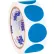 Tape Logic® 1-1/2 " Dia. Round Inventory Circle Labels, Light Blue, Roll of 500
