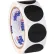 Tape Logic® 1-1/2" Dia. Round Inventory Circle Labels, Black, Roll of 500