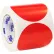 4"Dia. Circle Blank Inventory Labels, Red, Roll of 500