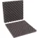 Global Industrial™ Convoluted Foam Sets, 16"W x 16"L x 2" Thick, Charcoal, 12/Pack