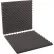 Global Industrial™ Convoluted Foam Sets, 24"W x 24"L x 2" Thick, Charcoal, 6/Pack