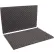 Global Industrial™ Convoluted Foam Sets, 36"W x 24"L x 2" Thick, Charcoal, 9/Pack