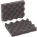 Global Industrial™ Convoluted Foam Sets, 6"W x 8"L x 2" Thick, Charcoal, 48/Pack
