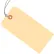 Global Industrial Shipping Tag, Pre-Strung, #12, 8"L x 4"W, Manilla, 500/Pack