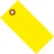 Global Industrial Tyvek® Shipping Tag, 4-1/4"L x 2-1/8"W, Yellow, 100/Pack