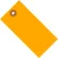 Global Industrial Tyvek® Shipping Tag, 5-1/4"L x 2-5/8"W, Orange, 100/Pack