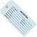 Global Industrial Inspection Tag, "Accepted", #5, Pre-Strung, 4-3/4"L x 2-3/8"W, Blue, 1000/Pack