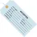 Global Industrial Inspection Tag, "Accepted", #5, Pre-Wired, 4-3/4"L x 2-3/8"W, Blue, 1000/Pack