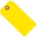Global Industrial™ Plastic Shipping Tag #5, 4-3/4"L x 2-3/8"W, Yellow, 100/Pack