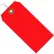 Global Industrial™ Plastic Shipping Tag Pre Wired#5, 4-3/4"L x 2-3/8"W, Red, 100/Pack