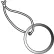 Metal Rim Tags, Pre Strung, 2" Dia., 100/Pack