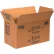 Global Industrial Haz Mat Boxes For Two 1 Gallon Paint Cans, 17"Lx8-1/2"Wx9-5/16"H, Kraft - Pkg Qty 25