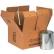 Global Industrial™ Haz Mat Boxes Four 1 Gal. Paint Cans, 14-1/4"L x 14-1/4"W x 7-5/8"H - Pkg Qty 10